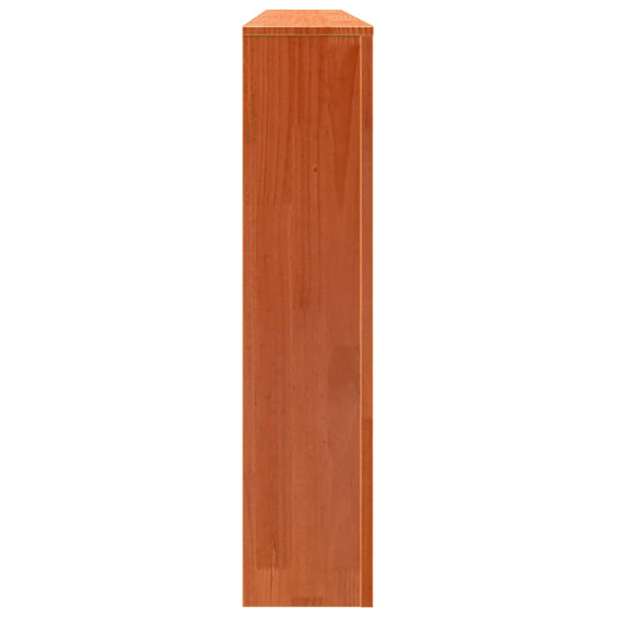 Radiatorombouw 169x19x84 cm massief grenenhout wasbruin 169 x 19 x 84 cm Bruin