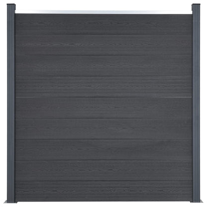 Schuttingpaneelset 526x186 cm HKC grijs 526 x 186 cm Grijs