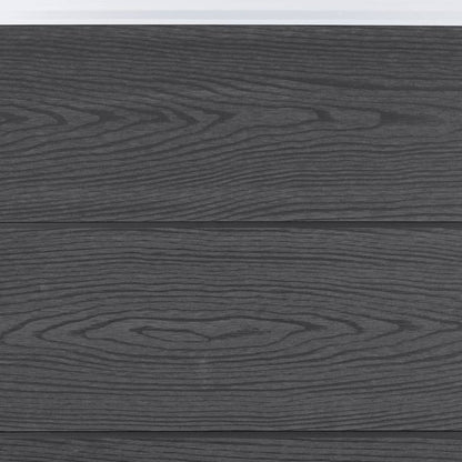 Schuttingpaneelset 526x186 cm HKC grijs 526 x 186 cm Grijs