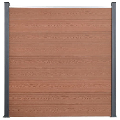 Schuttingpaneelset 353x186 cm HKC bruin 353 x 186 cm Bruin