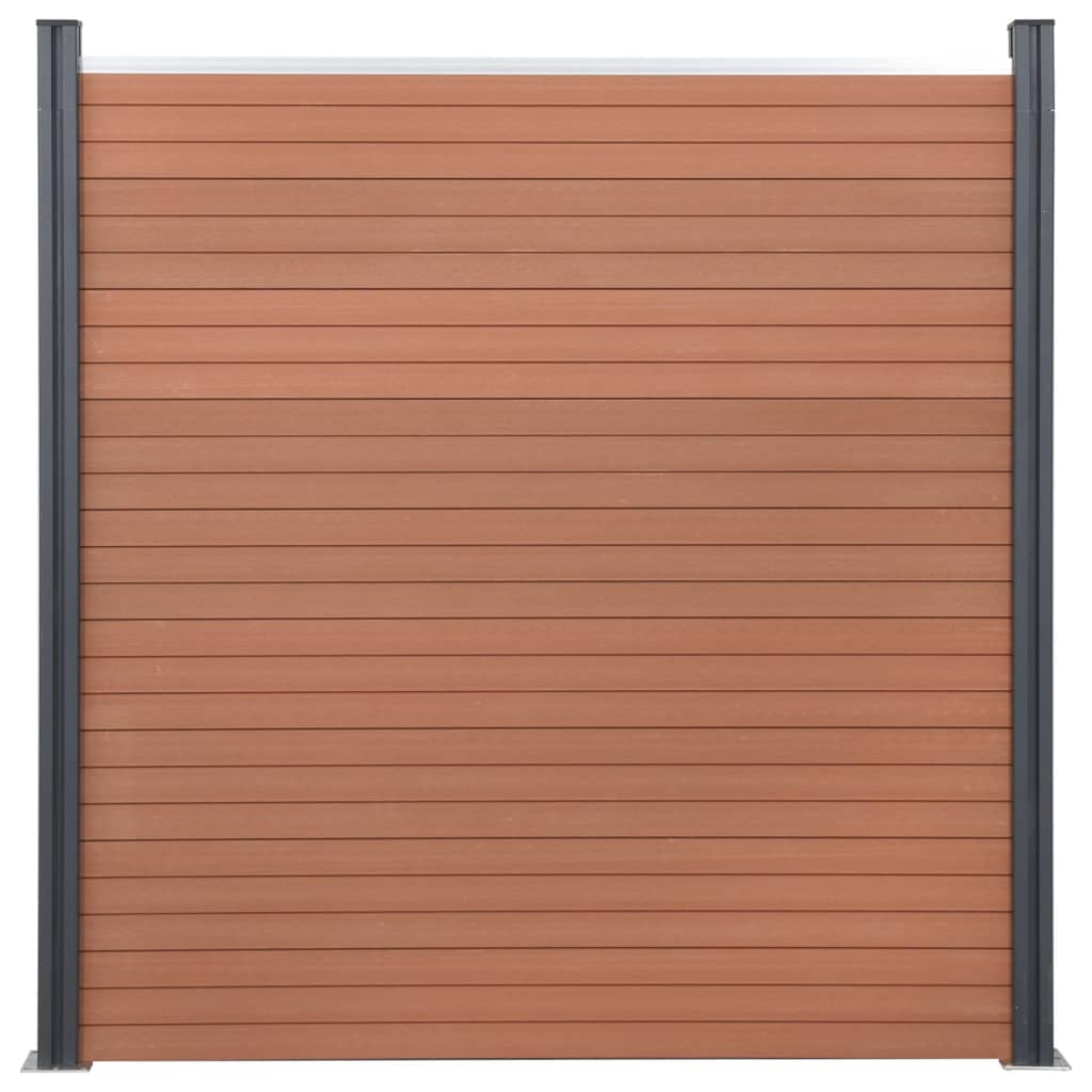 Schuttingpaneelset 353x186 cm HKC bruin 353 x 186 cm Bruin