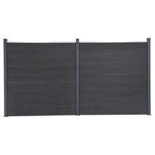 Schuttingpaneelset Hkc Grijs 353 x 186 cm