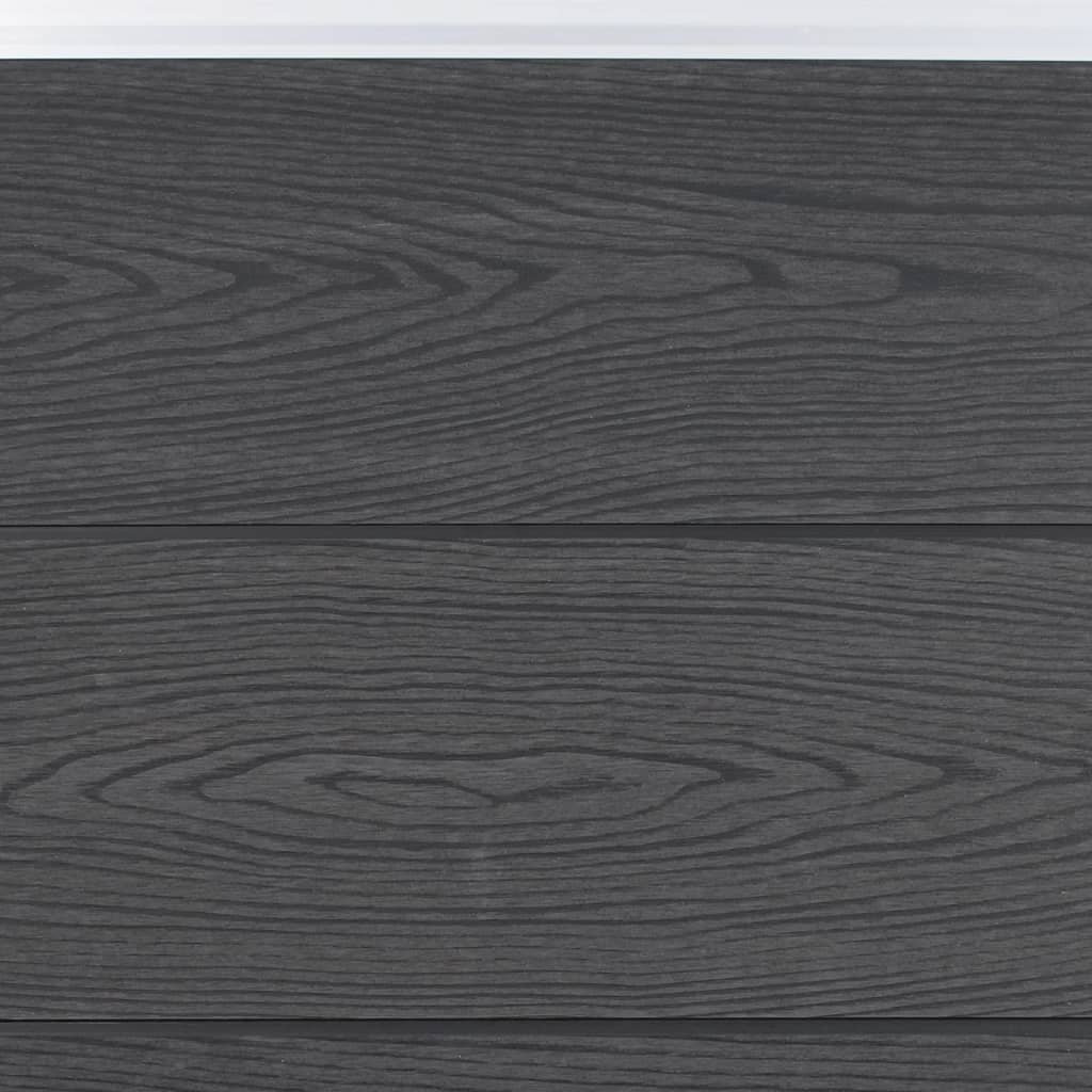 Schuttingpaneelset Hkc Grijs 353 x 186 cm