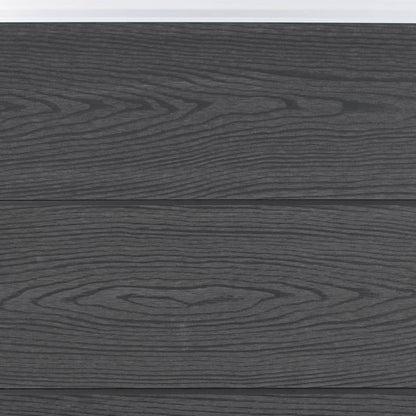 Schuttingpaneelset Hkc Grijs 353 x 186 cm