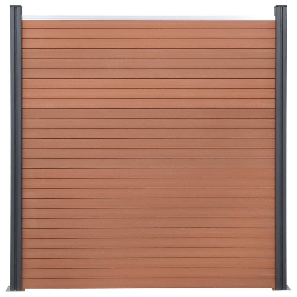Schuttingpaneelset 699x186 cm HKC bruin 699 x 186 cm Bruin