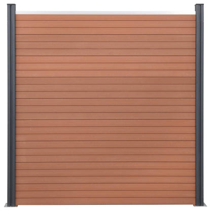 Schuttingpaneelset 699x186 cm HKC bruin 699 x 186 cm Bruin