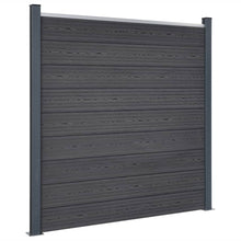 Schuttingpaneelset Hkc Grijs 699 x 186 cm