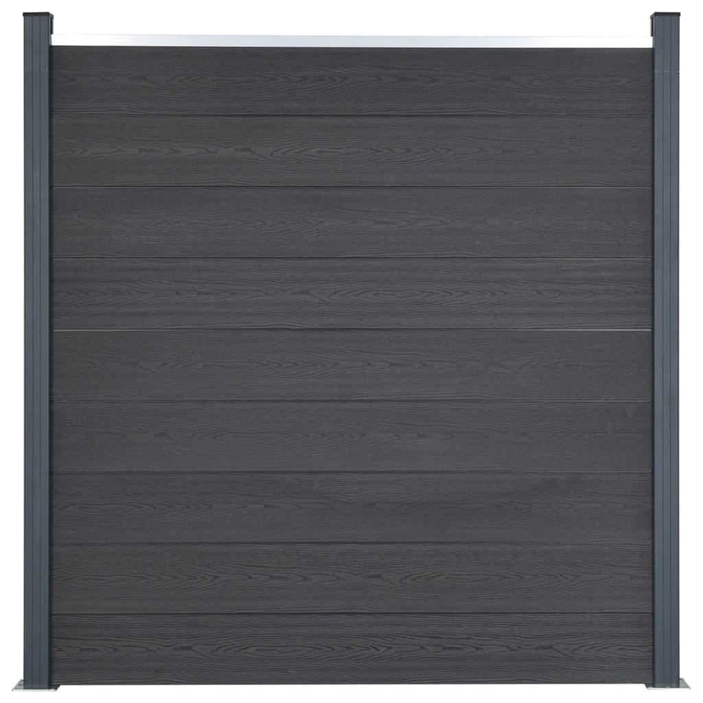 Schuttingpaneelset Hkc Grijs 699 x 186 cm