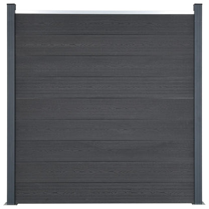 Schuttingpaneelset Hkc Grijs 699 x 186 cm