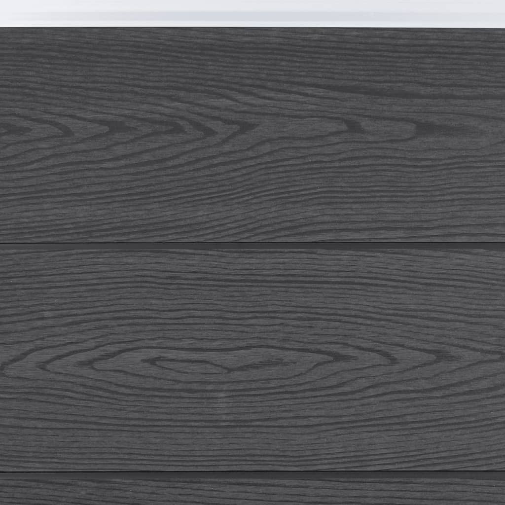 Schuttingpaneelset Hkc Grijs 699 x 186 cm