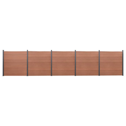 Schuttingpaneelset 872x186 cm HKC bruin 872 x 186 cm Bruin
