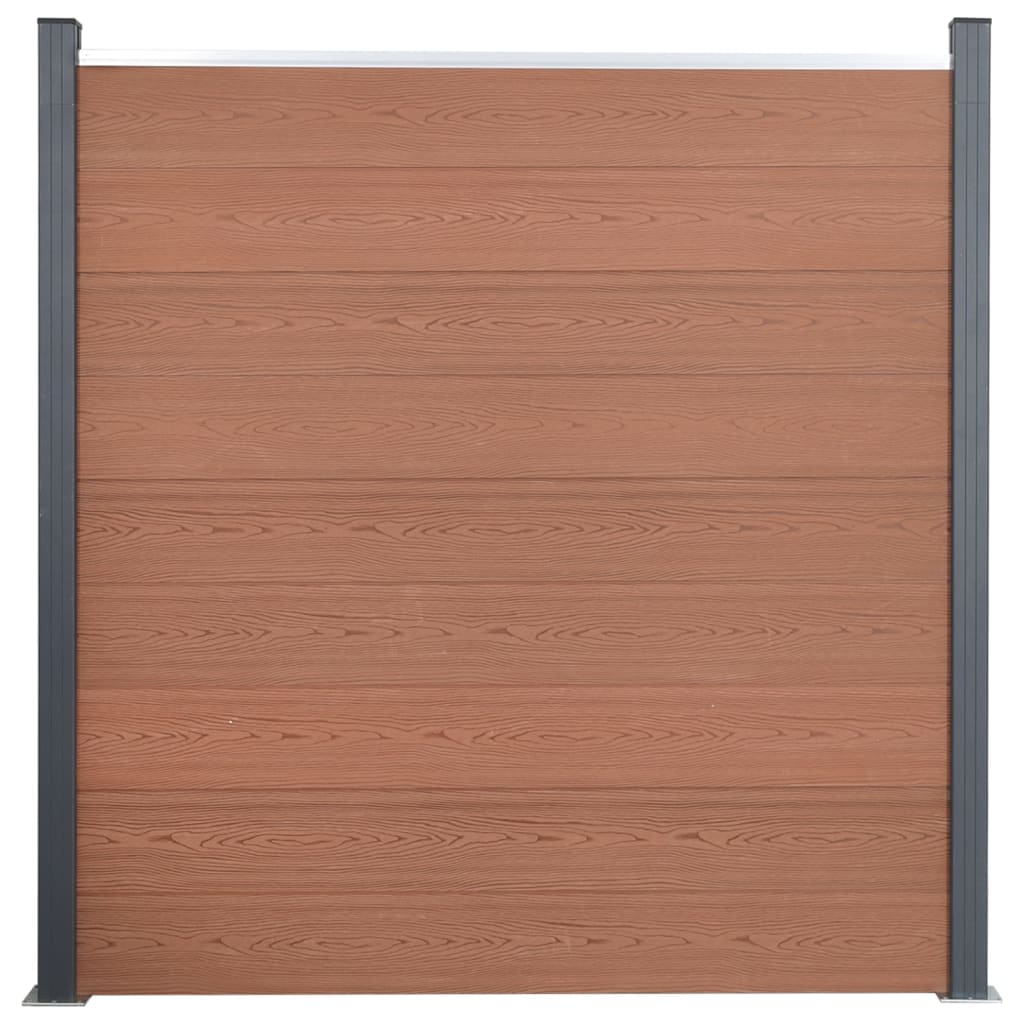 Schuttingpaneelset 872x186 cm HKC bruin 872 x 186 cm Bruin