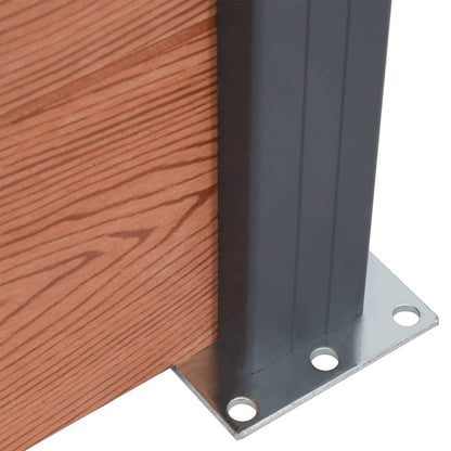 Schuttingpaneelset 872x186 cm HKC bruin 872 x 186 cm Bruin