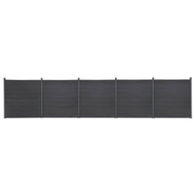 Schuttingpaneelset Hkc Grijs 872 x 186 cm