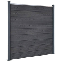 Schuttingpaneelset Hkc Grijs 872 x 186 cm