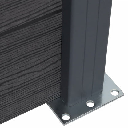Schuttingpaneelset Hkc Grijs 872 x 186 cm