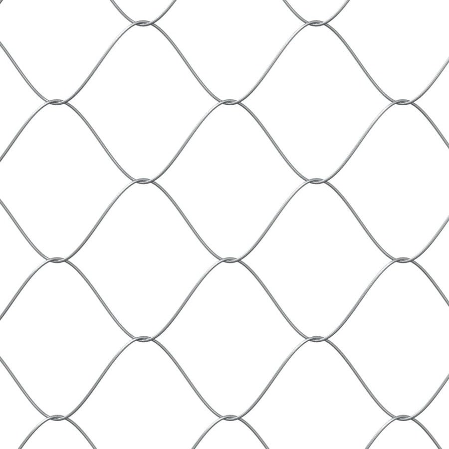 Hondenhok Met Deur 2X2X1,5 M Gegalvaniseerd Staal Grijs 2 x 2 x 1.5 m 1 deur
