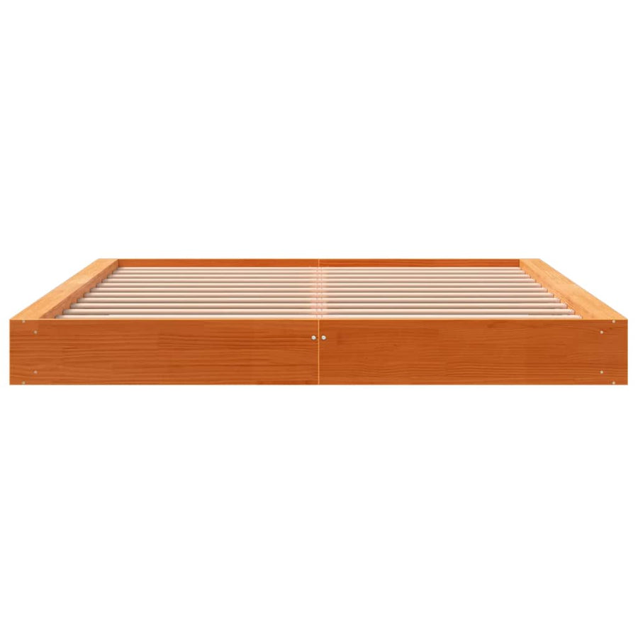Bedframe Massief Grenenhout Wasbruin 180X200 Cm