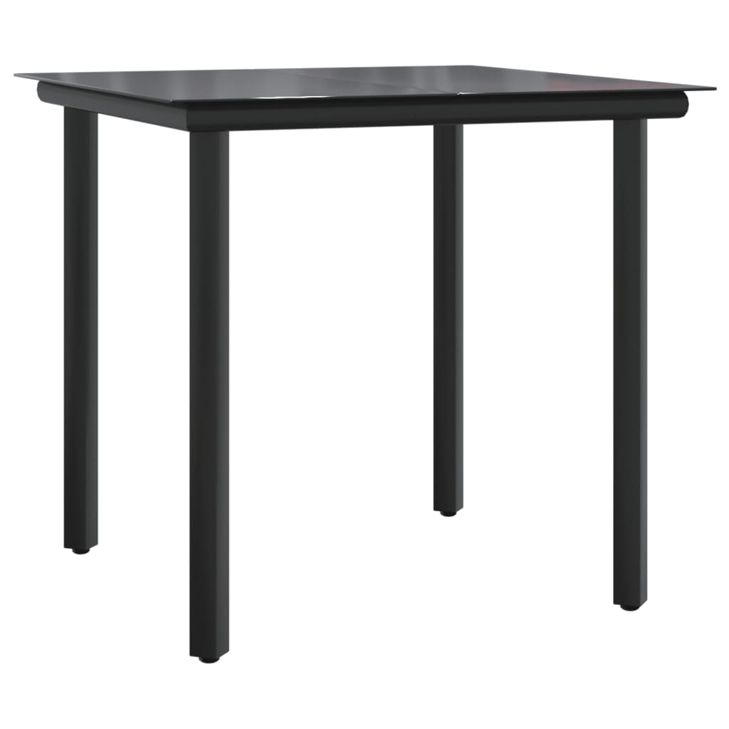 -Delige Tuinset Met Kussens Poly Rattan Grijs 5 80 cm tafellengte Ronde poot