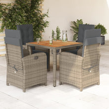 5-Delige Tuinset Met Kussens Poly Rattan 4