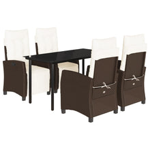 Tuinset Met Kussens Poly Rattan Bruin 5