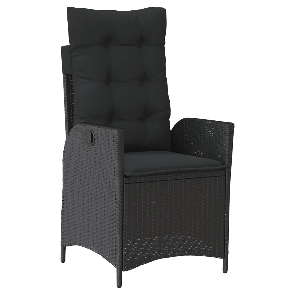 9-Delige Tuinset Poly Rattan 8 Zwart