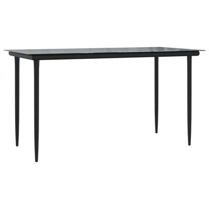 5-Delige Tuinset Met Kussens Poly Rattan Grijs 4 140 x 70 x 74 cm
