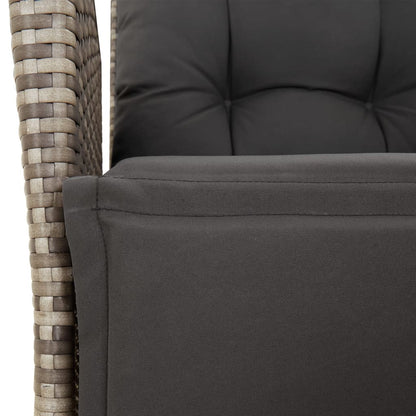 3-Delige Tuinset Met Kussens Poly Rattan 2