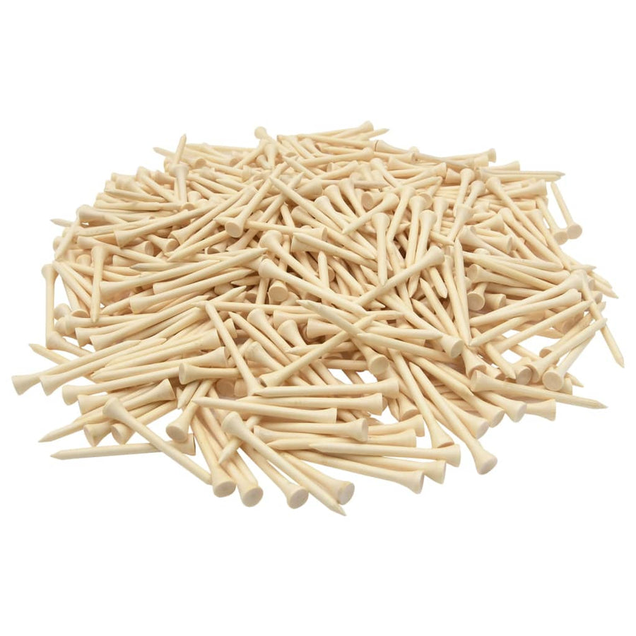 1000 St Golftees Bamboe 83 mm Naturel
