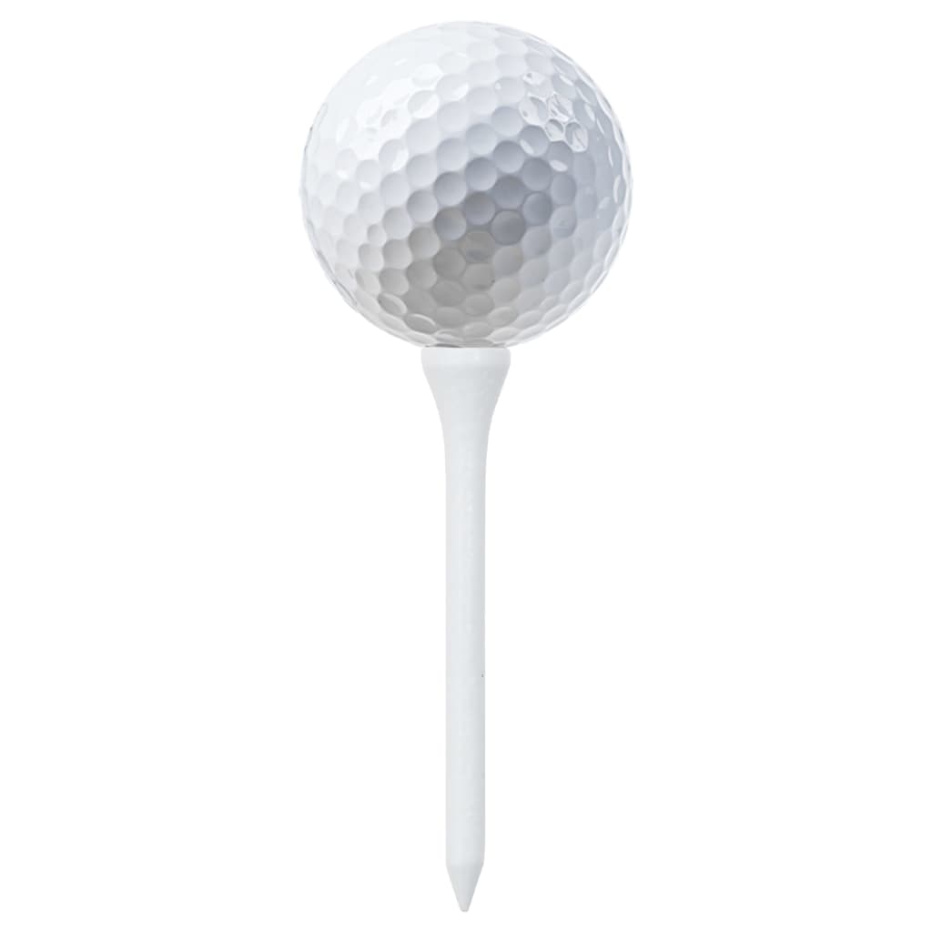 1000 St Golftees Bamboe 83 mm Wit