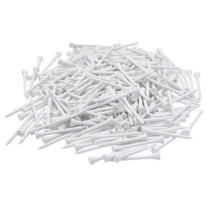1000 St Golftees Bamboe 83 mm Wit