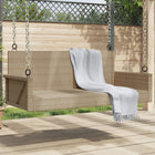 Swing chair 119x56x48 cm poly rattan beige