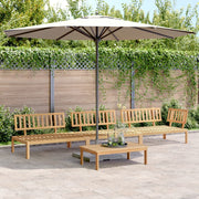 4-piece Pallet Lounge Set Solid Acacia Wood