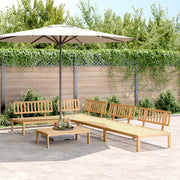 5-piece Lounge Set Solid Acacia Wood Pallet