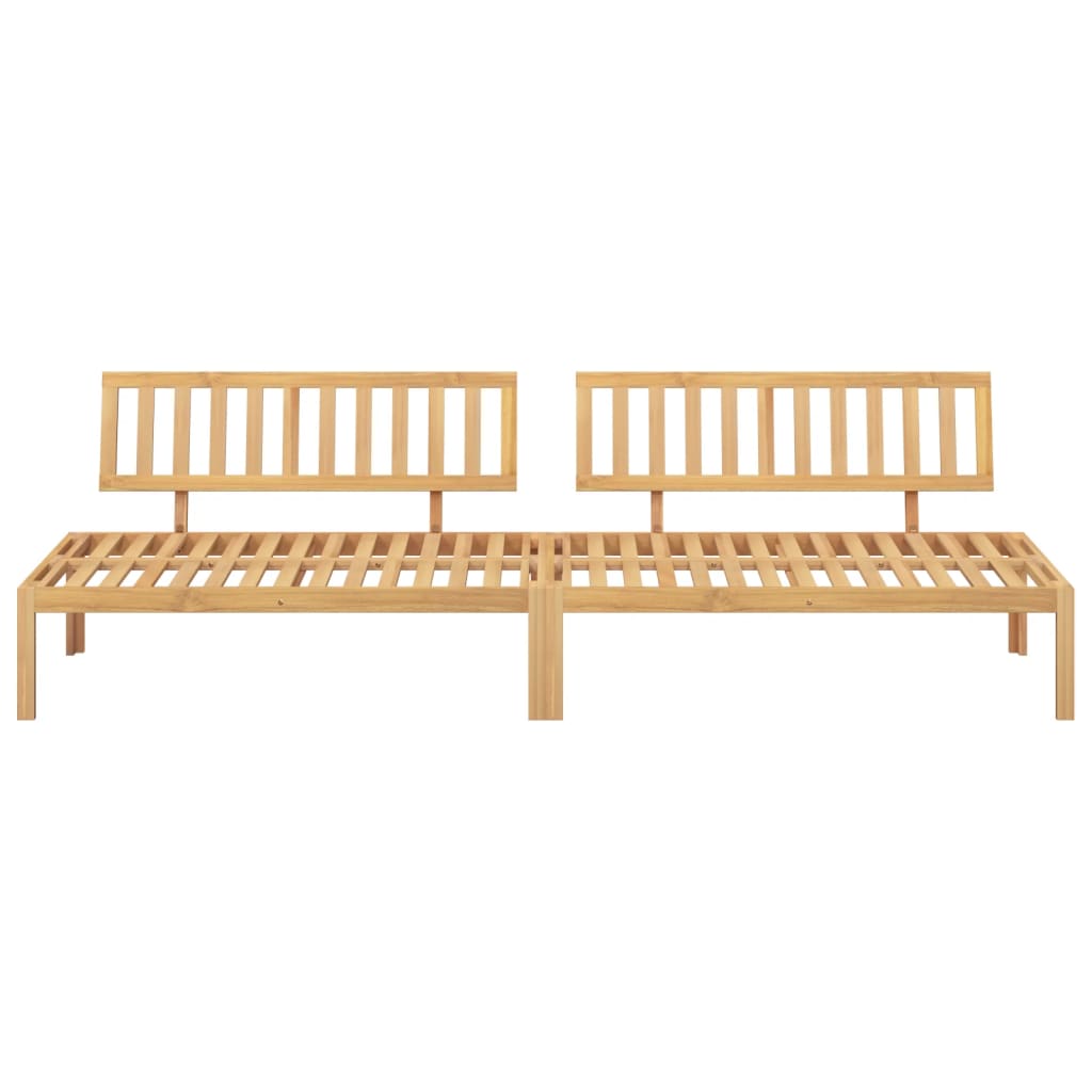 Tuinmiddenbanken 2 st pallet massief acaciahout