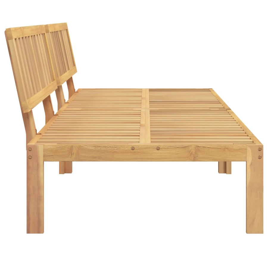 Tuinmiddenbanken 2 st pallet massief acaciahout