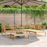 4-piece Pallet Lounge Set Solid Acacia Wood