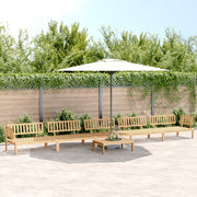 6-piece Lounge Set Solid Acacia Wood Pallets