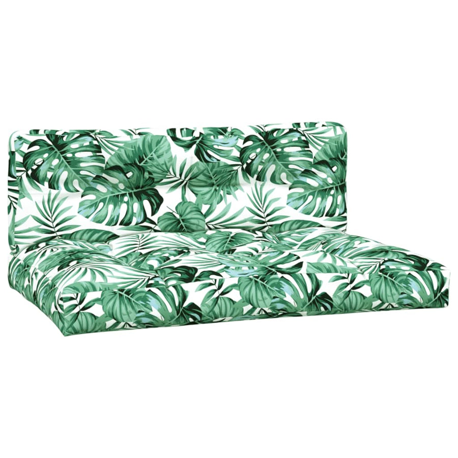 4-delige Loungeset pallet met kussens massief acaciahout