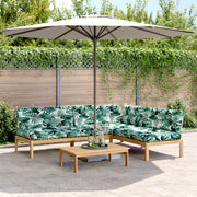 Loungeset 4-delig massief acaciahout