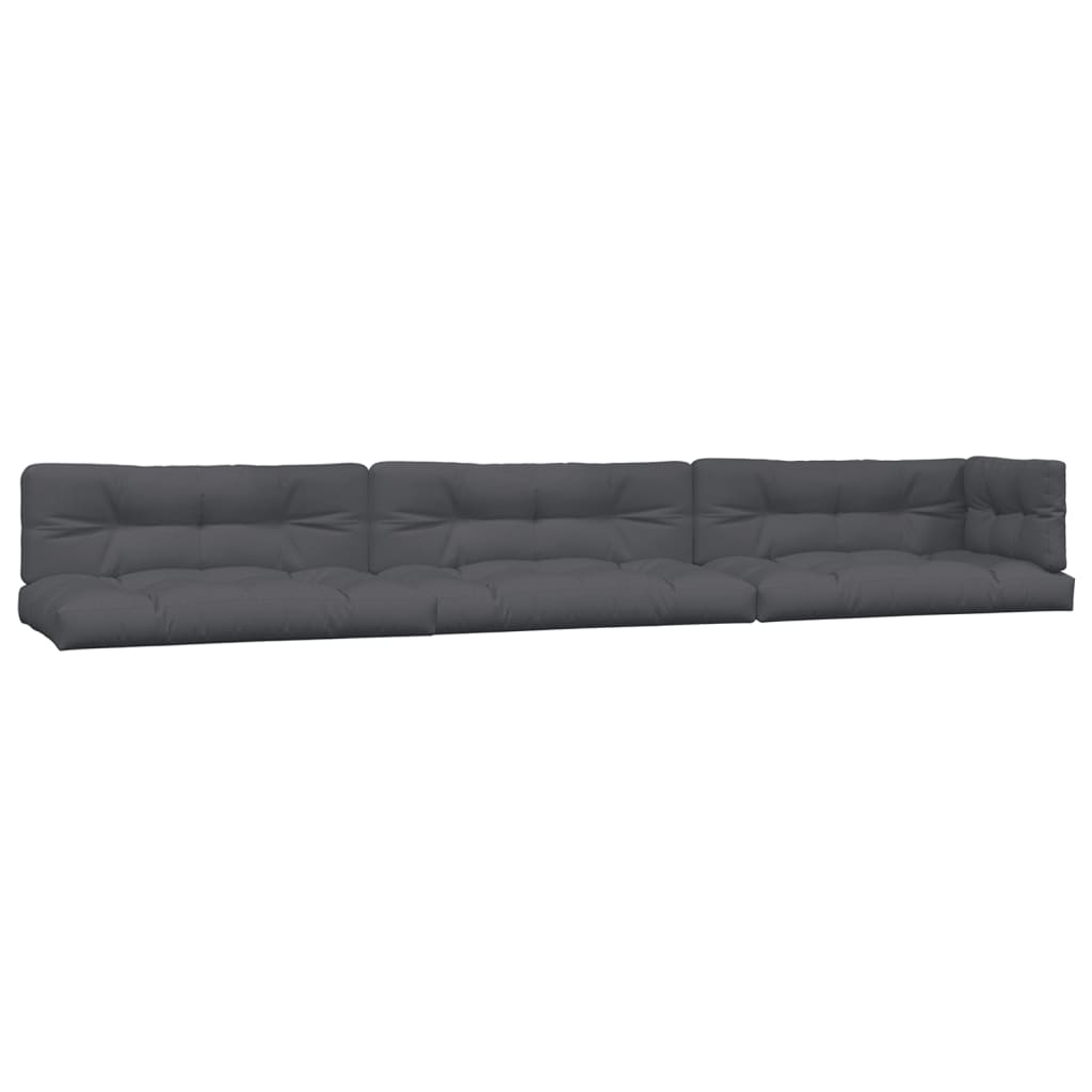 6-delige Loungeset pallet met kussens massief acaciahout
