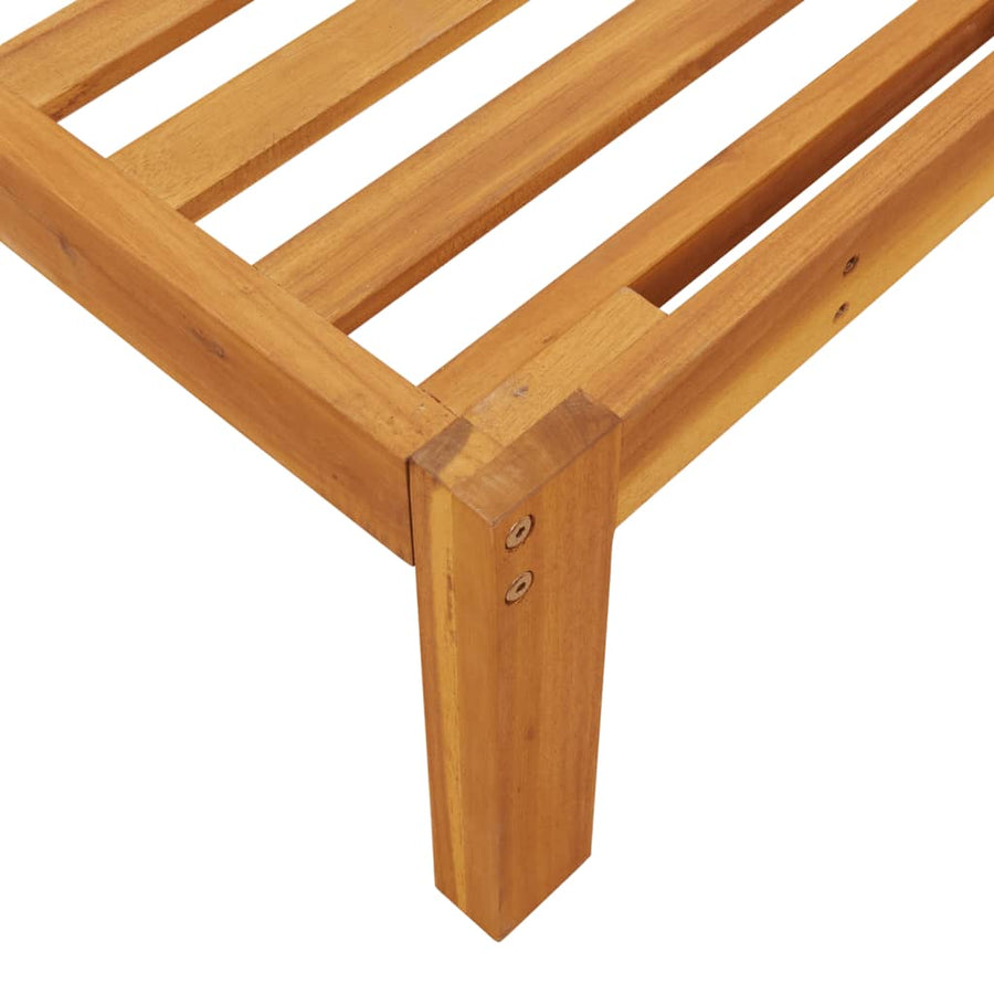 3-Delige Loungeset Pallet Massief Acaciahout Donkerbruin
