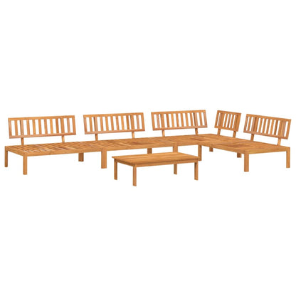 5-Delige Loungeset Pallet Massief Acaciahout Bruin 1