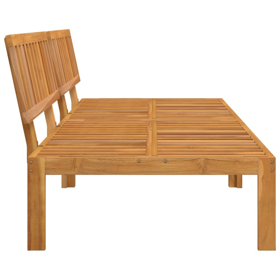 Tuinmiddenbanken 2 st pallet massief acaciahout