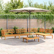 5-piece Lounge Set Solid Acacia Wood Pallet