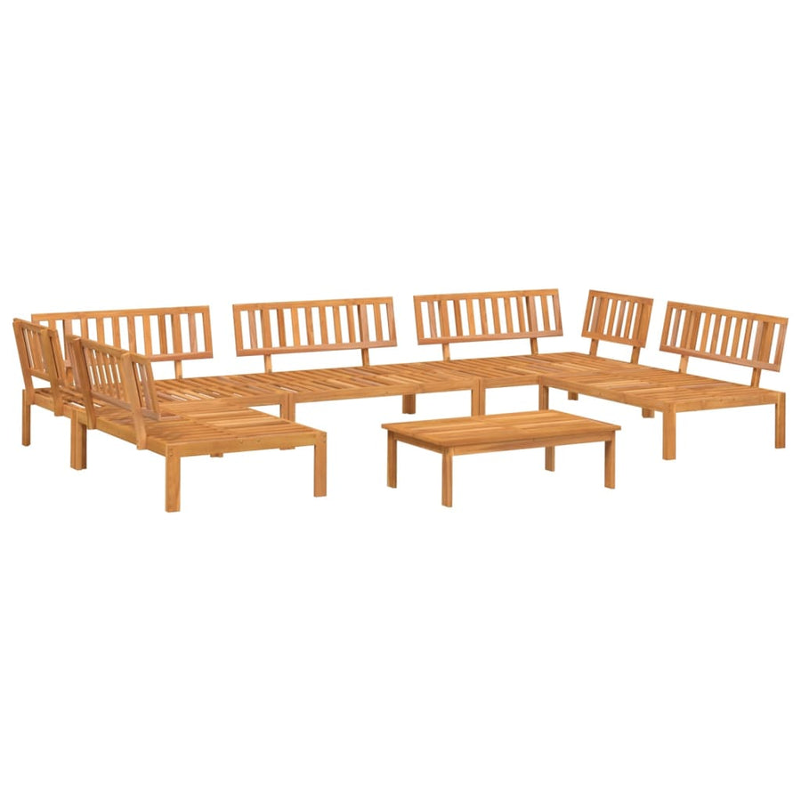 6-Delige Loungeset Pallet Massief Acaciahout Bruin 1