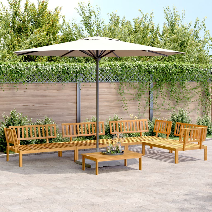 5-Delige Loungeset Pallet Massief Acaciahout Bruin 1