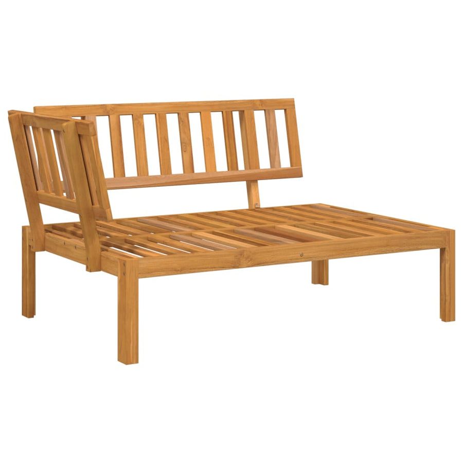 5-delige Loungeset pallet massief acaciahout
