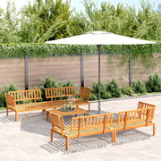 5-piece Lounge Set Solid Acacia Wood Pallet