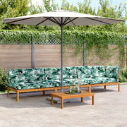 Loungeset 4-delig massief acaciahout